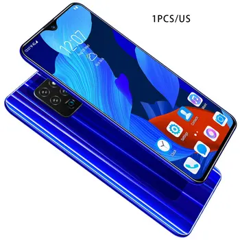 

Mate35 6.3 inch Android smart phone 2+ 16g Water drop screen 3D glass back cover Memory card dual card dual standby