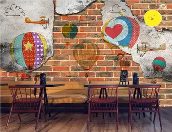 

Customized large murals retro wall tiles comic TV wallpaper murals