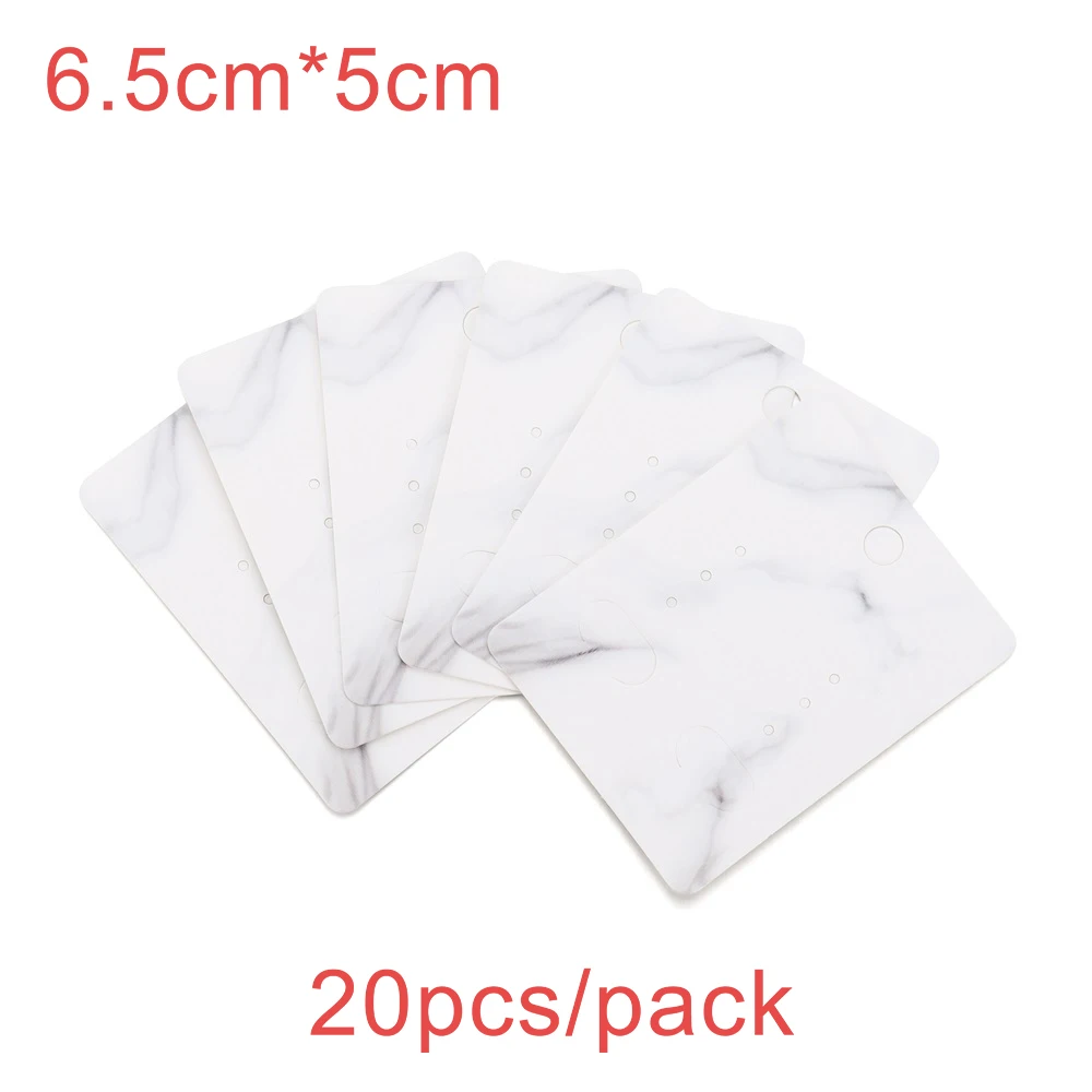20/100pcs Mixed Style Earrings Cards Necklaces Ear Studs Display Cards Kraft Paper Hang Tag Card For DIY Jewelry Display Card 