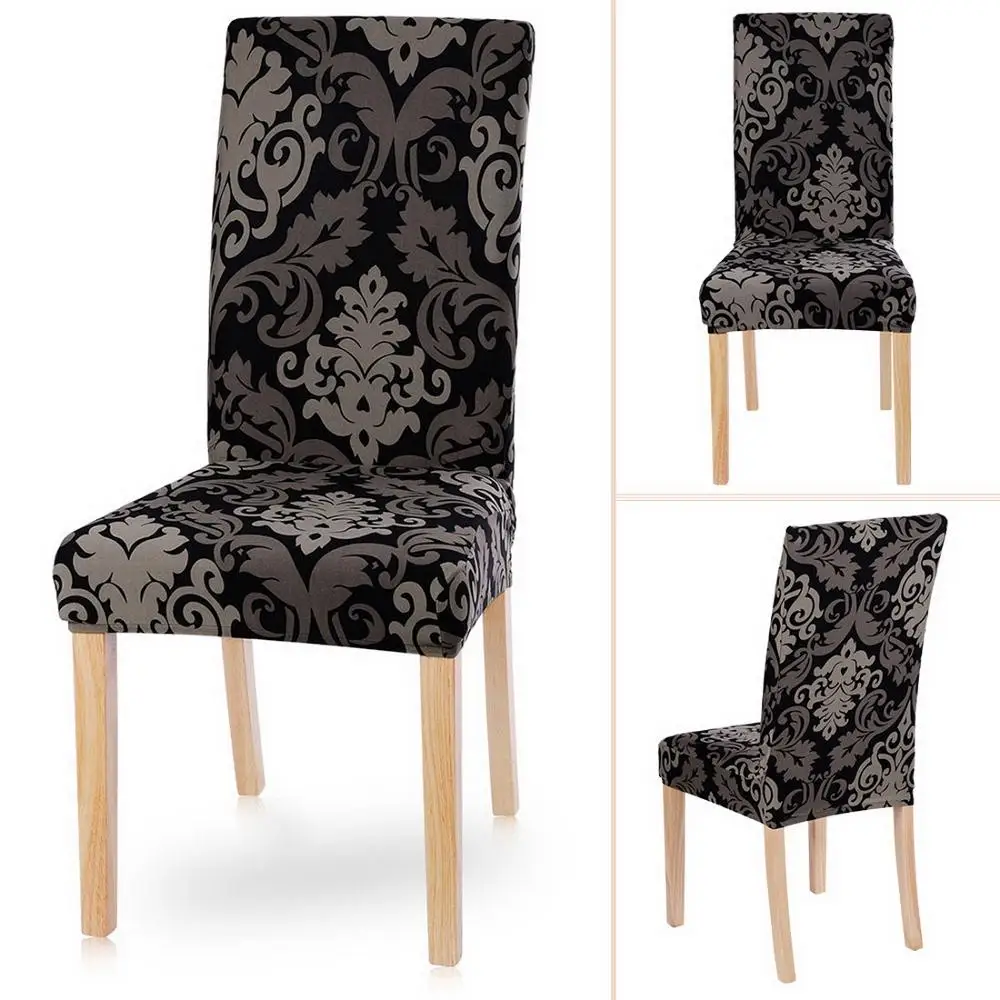 

SearchI 1PC Capa Cadeira Chair Cover Stretch Dining Seat Cover Removable Funda Silla House Chaise Decorations for Home Seat Case