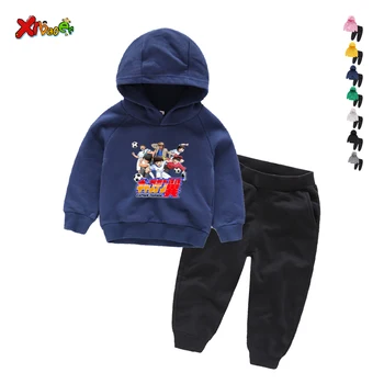 

Football Kids Hoodie set clothes Tracksuit Set Autumn Winter Toddler Boys Clothes Christmas Football Kids Sweatshirts Set