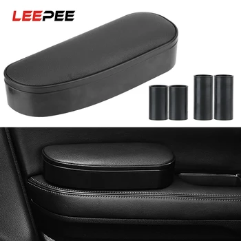 

LEEPEE Self-adhesive Anti Slip Mat Car Armrest Box Storage Case Auto Adjustable Height Hand Elbow Support Anti-fatigue