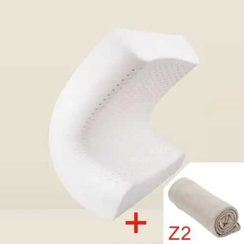 Z2 and pillow case Оригинальная Подушка Xiaomi, 8 H, натуральная, Z2, для здоровья, хорошего сна, латекс, с наволочкой, лучший экологически безопасный материал, подушка - Цвет: Z2 and pillow case