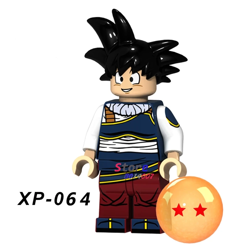 Один строительный конструктор Dragon Ball Z мультфильм серии Broli Vegeta Сон Гоку лопуха Модель Кирпичи Детские игрушки для детей - Цвет: XP064