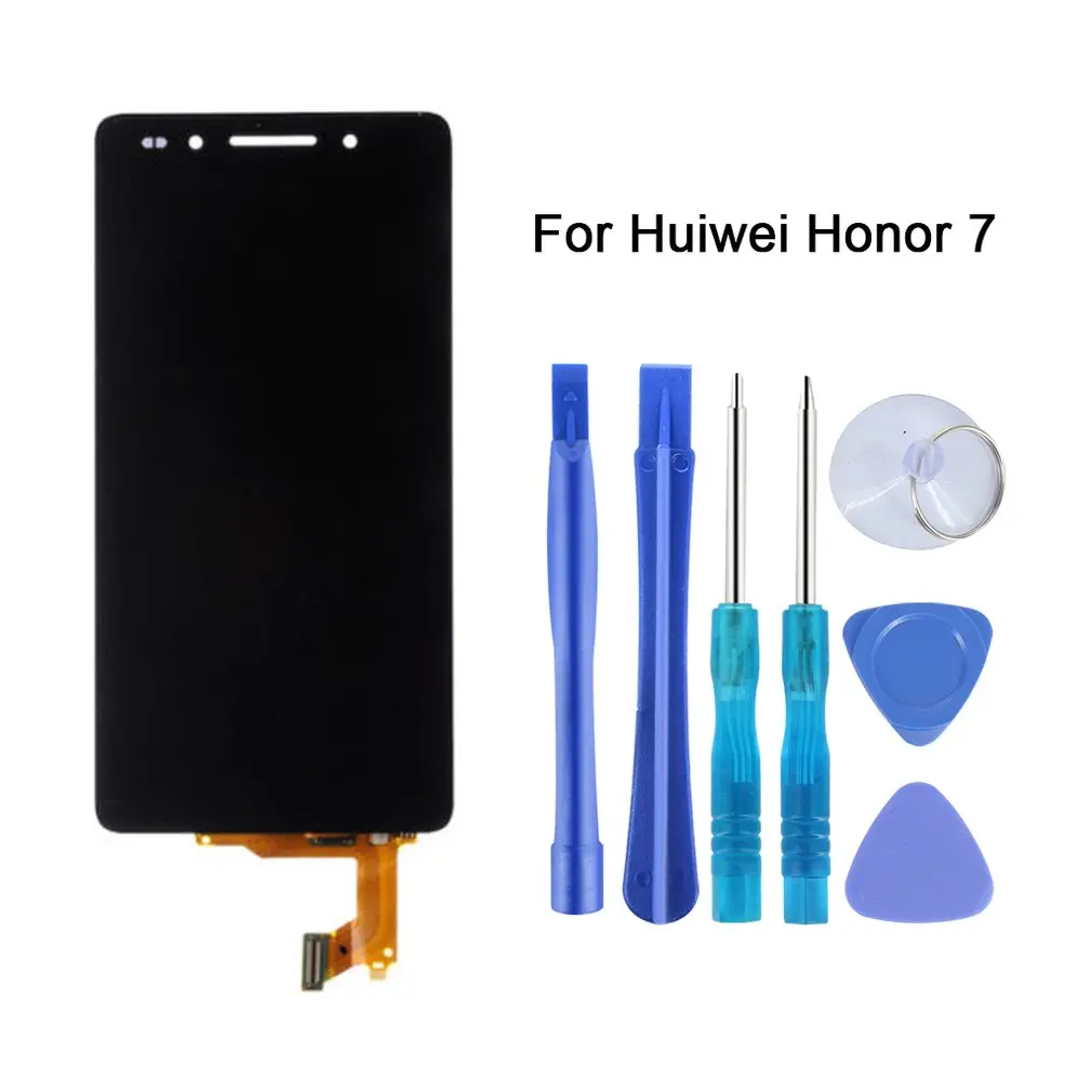 Рабочий ЖК-экран для huawei Honor 7 lcd+ инструменты дисплей кодирующий преобразователь сенсорного экрана в сборе телефона