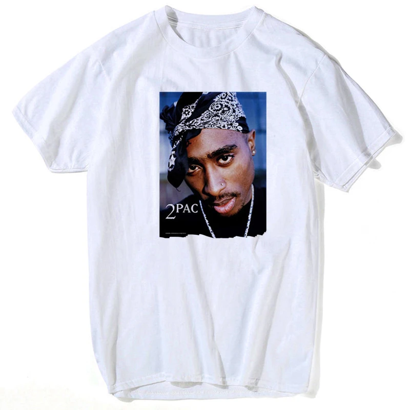 Тупак 2pac футболка Shakur хип-хоп футболки Makaveli Рэппер Snoop Dogg Biggie Smalls Эминем Джей Коул-З саваж хип-хоп рэп музыка - Цвет: C1252e