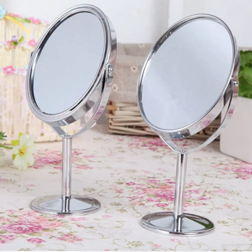 Greatangle 828t Specchio per Trucco da Specchio in Metallo Coreano Specchio da Trucco Specchio Rotante da Tavolo 1 2 Ingrandimento Specchio per Il Trucco 