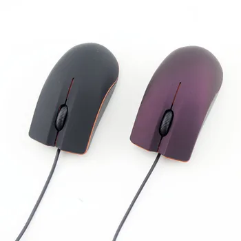 

Mini 4 Button Business Office Mouse Wired Matte Texture Mouse Suitable For All Computer Notebooks Convenient Cheap Accessories