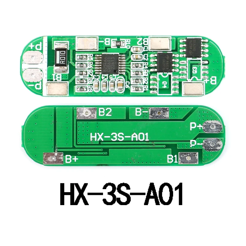 3S 4A 18650 Li-ion Lithium Battery Cell Charger BMS Protection Board 11.1V 12.6V