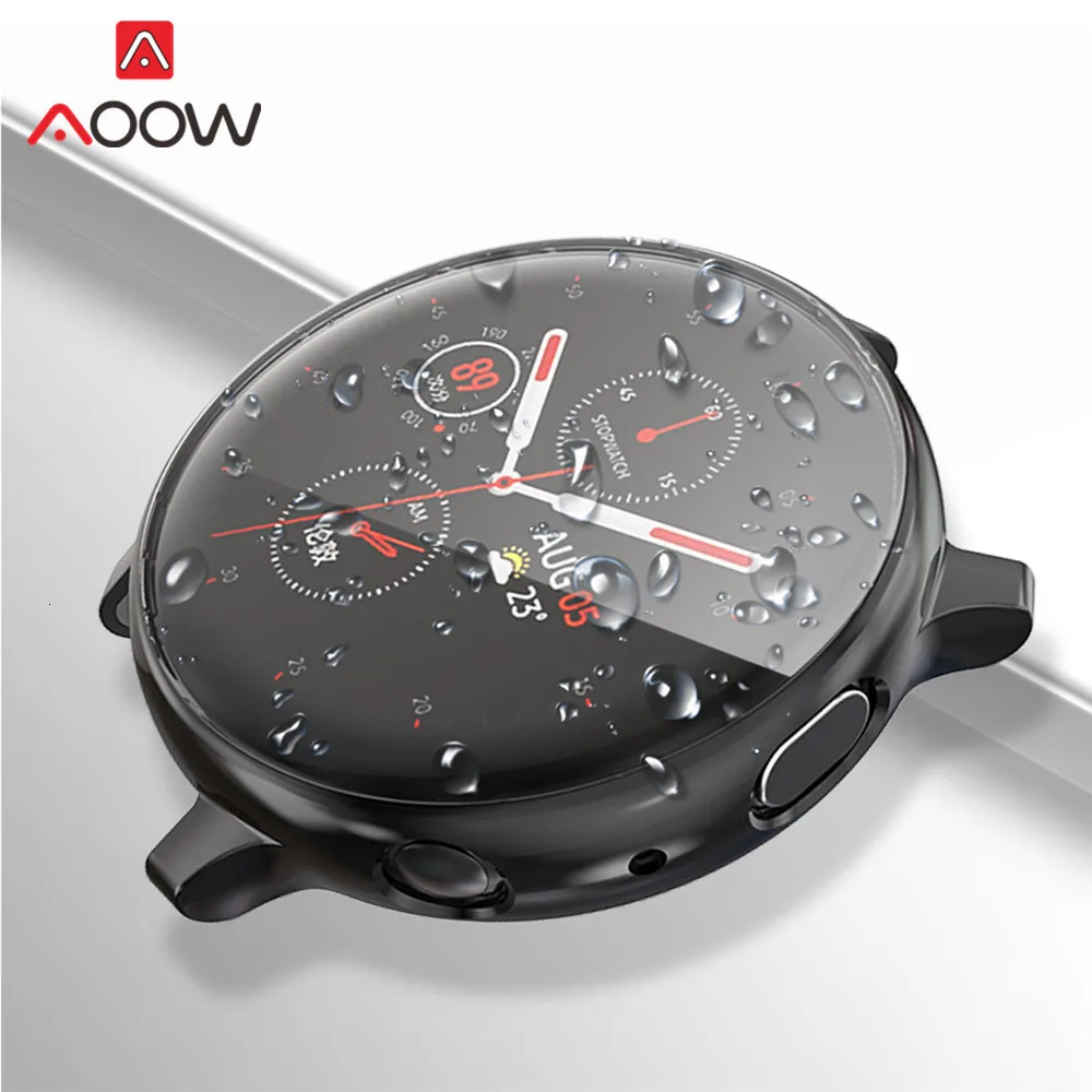 Защитный чехол для samsung Galaxy Watch Active2 44 мм 40 мм R830 R820 мягкий силиконовый защитный чехол на весь экран Active 2
