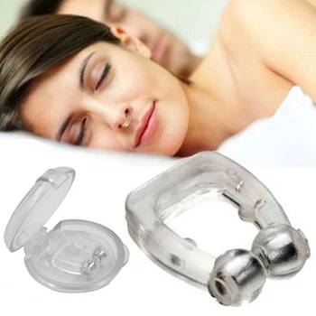 

OPHAX 5pcs/lot Silicone Anti Snoring Nose Clip Magnetic Health Stop Snoring Nose Clips Anti-Snoring Apnea Sleeping Aid Device
