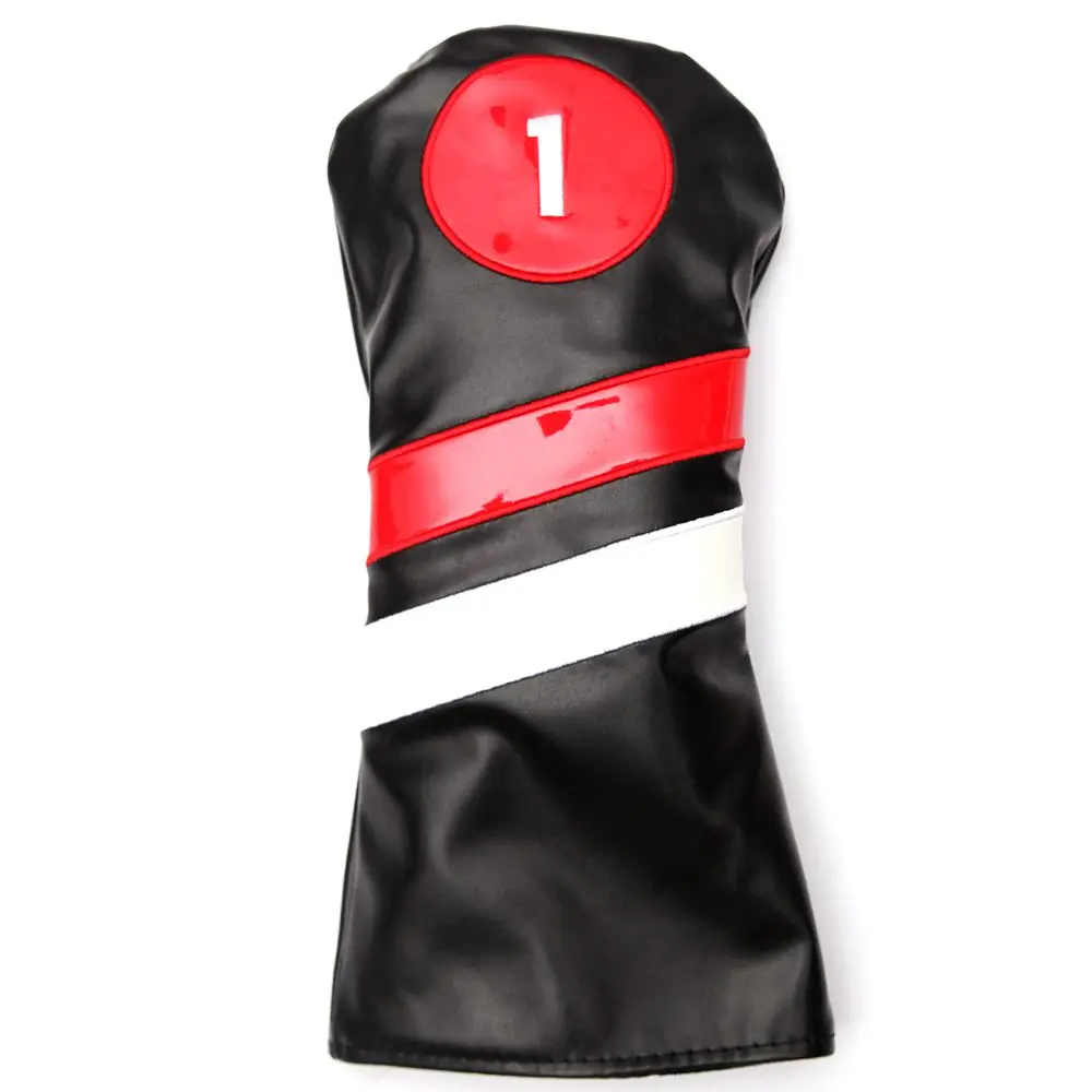 Golf Club #1 #3 #5 Wood Headcovers Driver / Fairway Rescue Woods / Hybrid PU Leather Head Covers Set Protector 6