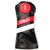 Golf Club #1 #3 #5 Wood Headcovers Driver / Fairway Rescue Woods / Hybrid PU Leather Head Covers Set Protector 6