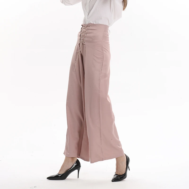 Широкие брюки, тонкие, большие размеры, розовые, женские, с высокой талией, повседневные, облегающие, прямые, длинные, плюс штаны