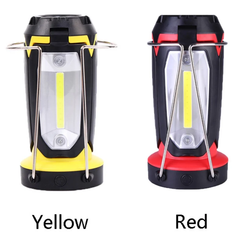 

Comfortable Work Light COB Portable Camping Lanterns Tent Lamp Lantern Led Lightweight USB Rechargeable Light For Working Hiking