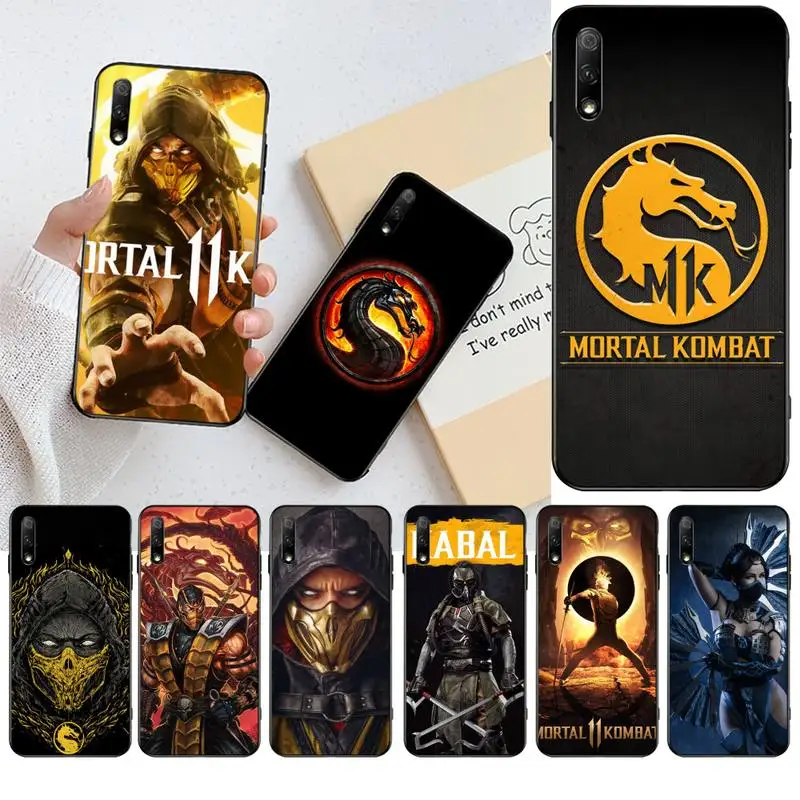 Роскошный Уникальный дизайнерский чехол Mortal Kombat 11 для телефона Huawei Nova 6se 7 7pro 7se honor