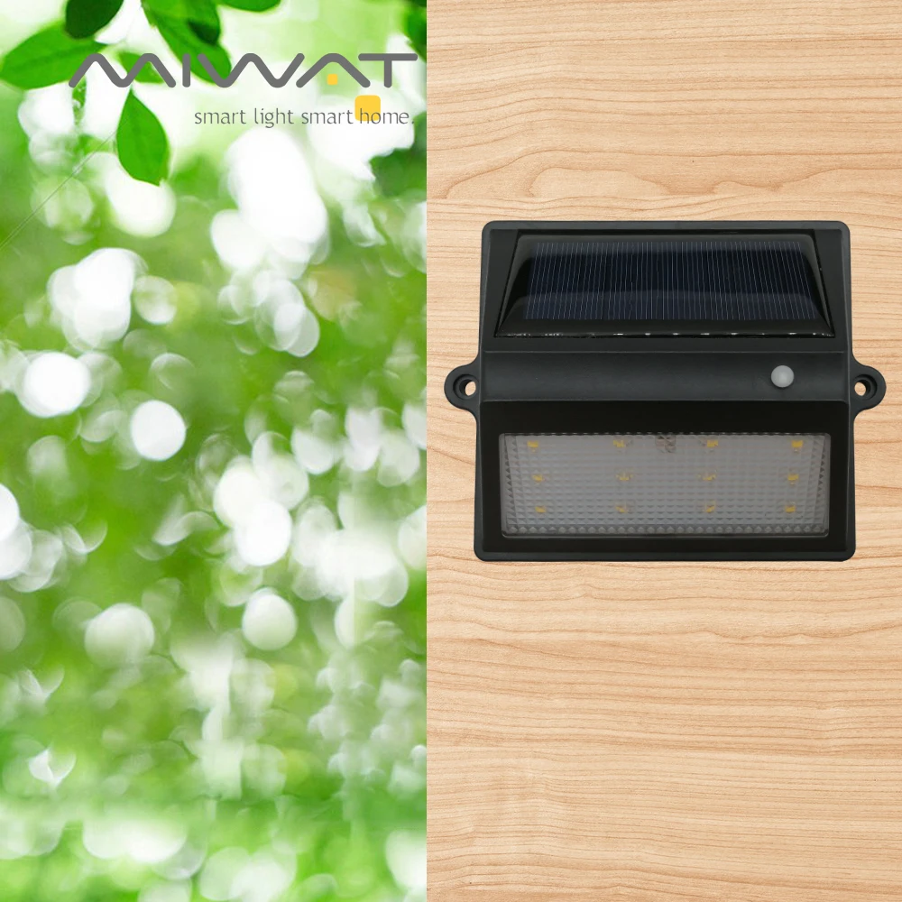 

12Leds Outdoor LED Solar Light Wall Lamp IP65 Waterproof Light Garden Light Path Emergency Security Energy-saving Night Light