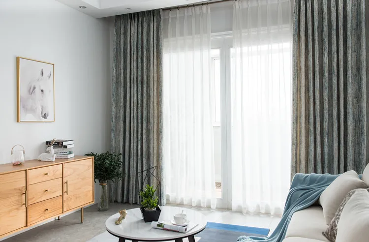 Ceny Blackout żakardowa tkanina na zasłony do salonu rozmiar niestandardowy zielony złoty żółty amerykański zasłony na oknie