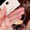 BLIJERY New Fashion Big Hoop Earrings Basketball Brincos Shiny Starry Large Circle Earrings for Women Jewelry Boucles d'oreill ► Photo 2/6
