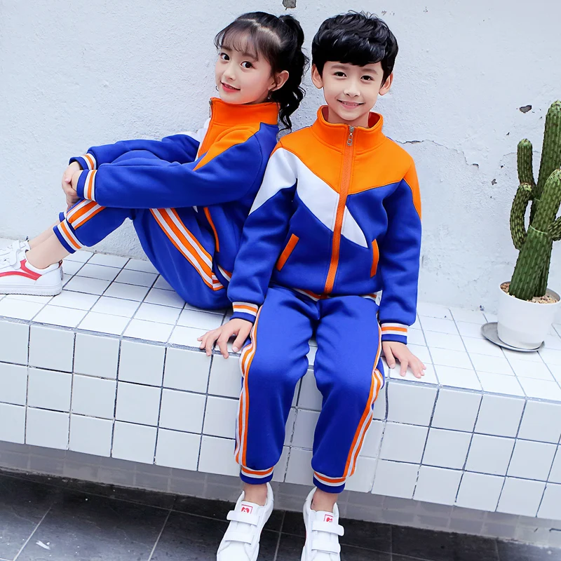 Autumn British Style Cotton Kindergarten Clothing School Primary and Secondary School Uniforms Brother Sister Baseball Suit