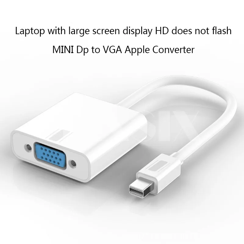 Basix Mini DP to VGA видео адаптер 1080 p Thunderbolt мини Дисплей Порты и разъёмы кабели для Apple