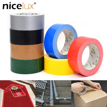 

10m Color Cloth Base Tape Carpet Floor 10/20/30/35/40mm Waterproof Tape High Viscosity Waterproof Tape Multicolor Diy decoration
