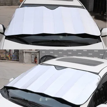 

Car Windshield Sunshades Snow Ice Frost Shield Car Covers Automobile Front Window Screen Snow Shield Protection Anti-UV