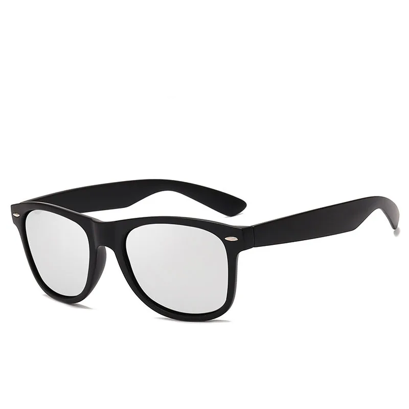 Модные поляризованные солнцезащитные очки для мужчин и женщин, очки с покрытием для вождения, черная оправа, мужские солнцезащитные очки, UV400 Солнцезащитные очки - Цвет линз: NO 8