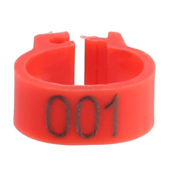 100 шт пронумерованные кольца для лап 8 мм ножные кольца для кур голубей 001-100 TT-best
