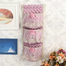 Стиль шелковой ткани подвесная сумка для хранения вещей сумка цветная подвесная сумка для хранения