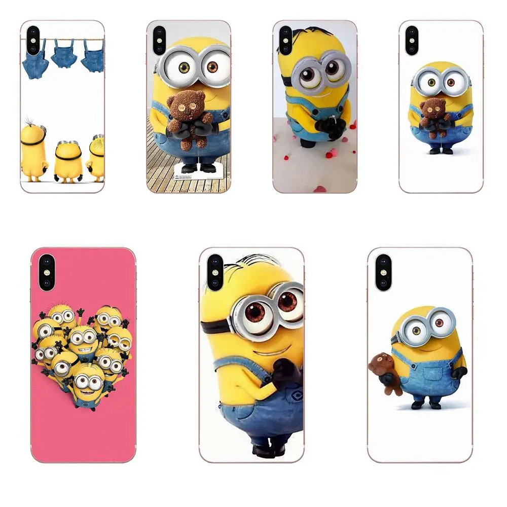 

Cell Phone Case For Galaxy Alpha Note 10 Pro A10 A20 A20E A30 A40 A50 A60 A70 A80 A90 M10 M20 M30 M40 Women Men Cute Minions