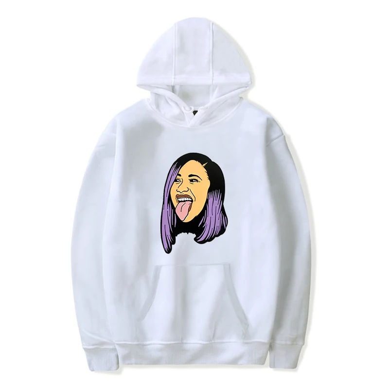 Cardi B/хлопковый свитер с принтом; свитер для маленьких мальчиков и девочек; повседневные толстовки; зимняя теплая детская одежда с капюшоном и длинными рукавами - Цвет: Hoodies 8