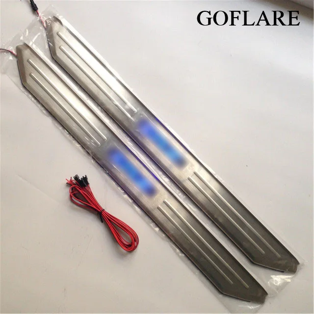 Led порог Накладка защита для тарелок Honda CRZ CR Z ZF1 2010 2011 2013 2016 аксессуары