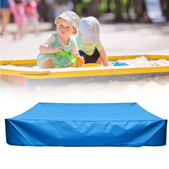 

4 Sizes Multifunction Square Garden Oxford Sandbox Sandpit Dust Cover Dustproof Waterproof Canopy Shelter with Drawstring
