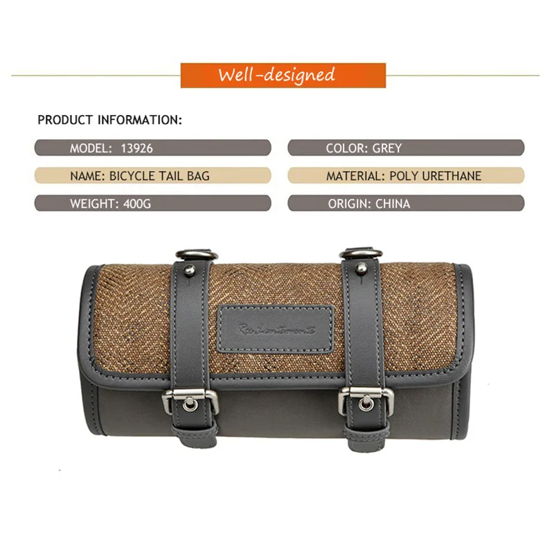 Roshweel 13926 велосипед винтажная модель задняя панель с плечевым ремнем|bicycle bag|retro