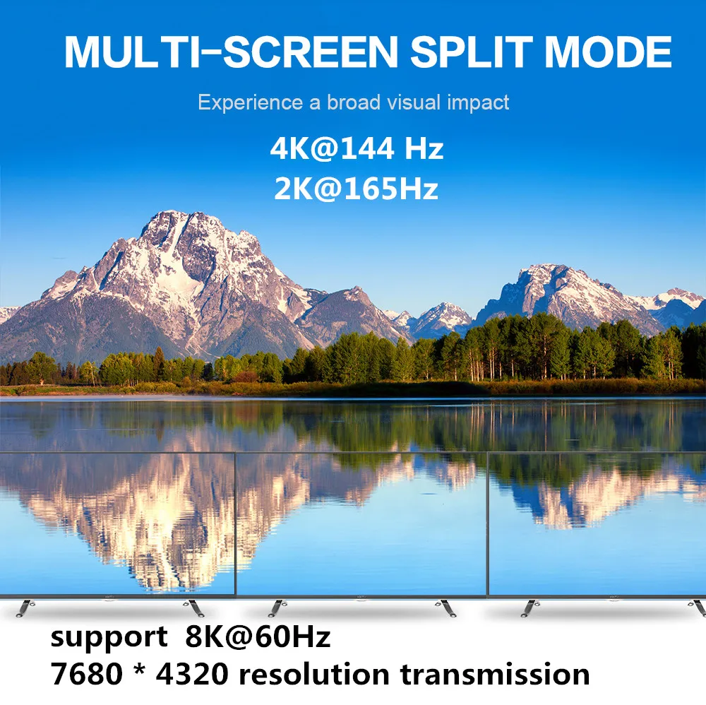 DisplayPor кабель 8K 4K 144Hz 165Hz Дисплей порт 1 4 монитор DP 2 адаптер видео мета транспорт