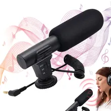 Camera Microphone Professional interview equipment Veksun Video Microphone for DSLR Interview Shotgun Mic for Canon Nikon Sony condenser interview microphone dslr shotgun mic for digital camera canon nikon sony pentax panasonic olympus samsung casio