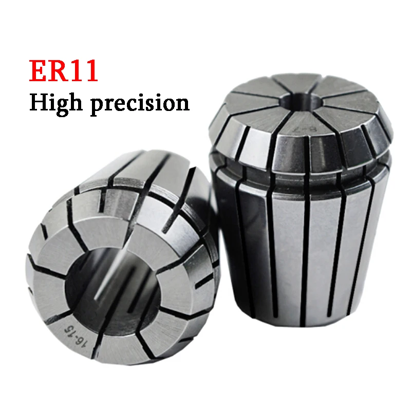 

1PC collets High Precision ER11 0.005mm 1mm-7mm ER11 Suitable for ER Collet Chuck Holder Spring Collet 0.005 accuracy