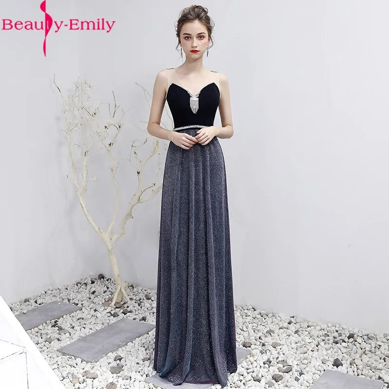 Beauty Emily Elegant V Neck Illusion Lace Mermaid Evening Dress 2020 New Arrival Stain Back Sleeveless Formal Party Dresses | Свадьбы и