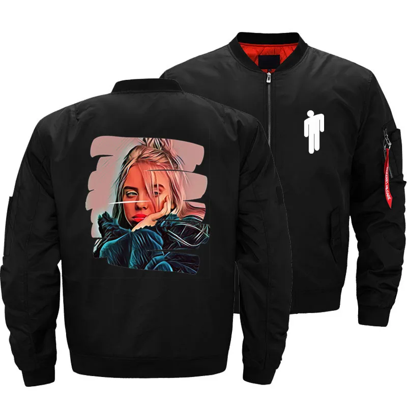 Jacket Big Size Billie Eilish Jackets Hombre Jacket Men S Windbreaker Army Military Flight Pilot Jackets Aviator Oversized Jackets Aliexpress