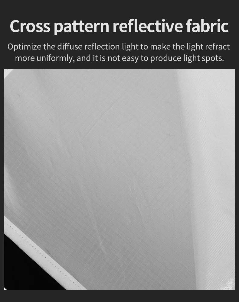 Selens-U-Shape curvo luz refletor, kit difusor de