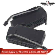 Протестированный блок питания адаптер переменного тока для Xbox One S(тонкий) N15-120P1A черный высокого качества аксессуары адаптер частей