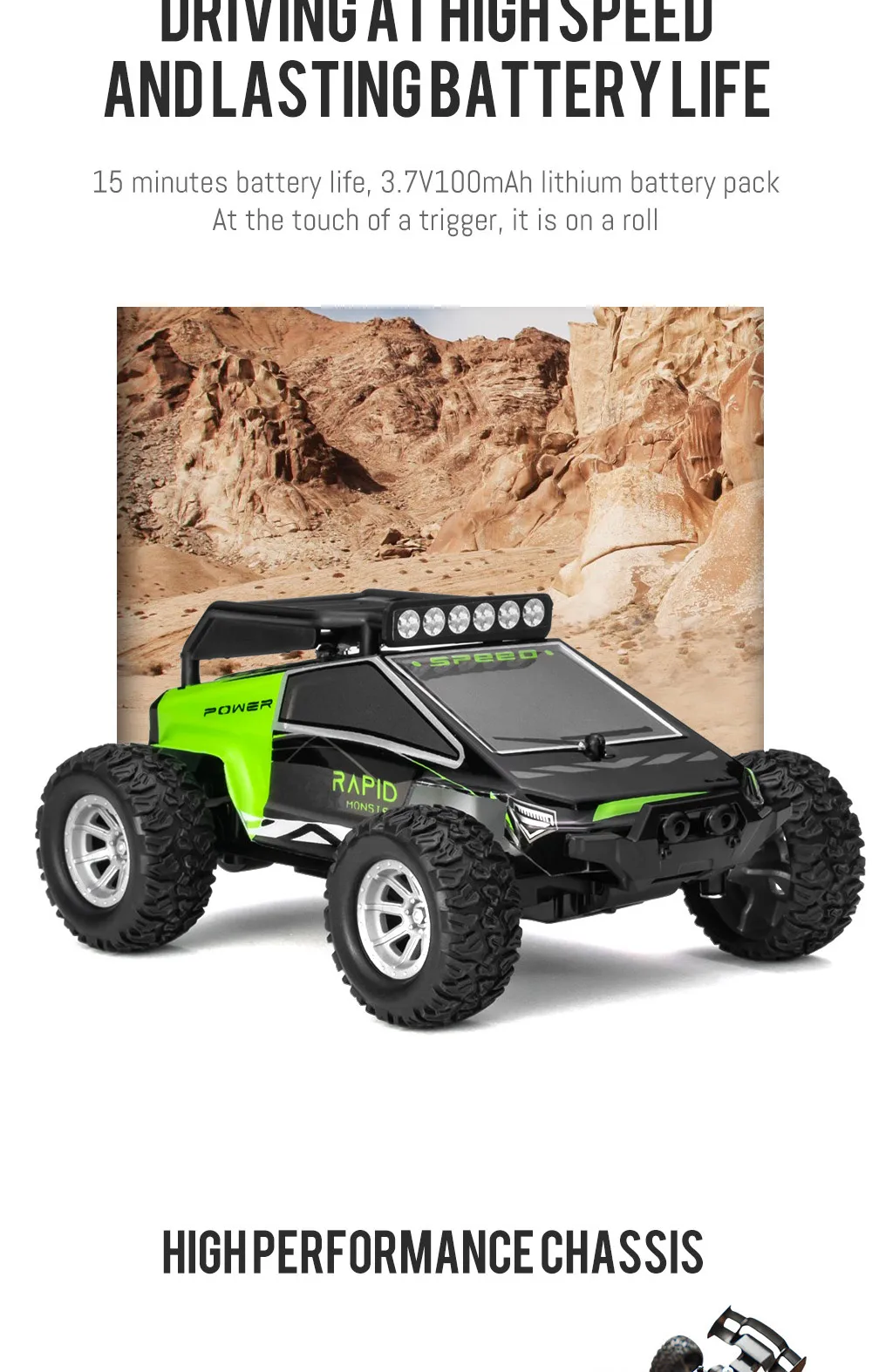 Off-Road Drift Racing Car Toy para meninos,