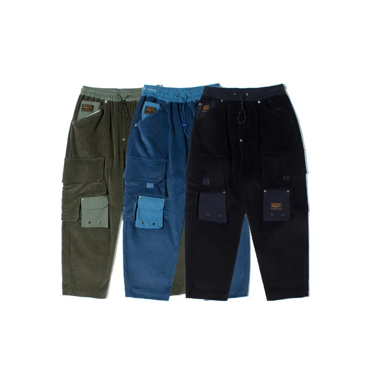 

Origional Men'S Wear Shu 2019 New Style Autumn And Winter MEN'S Casual Pants Corduroy Pants Men's Loose-Fit Straight-leg Pants B