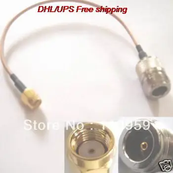 

DHL/EMS Hot 100 pcs N Female to RP SMA Male Straight Crimp RG316 Pigtail-A2