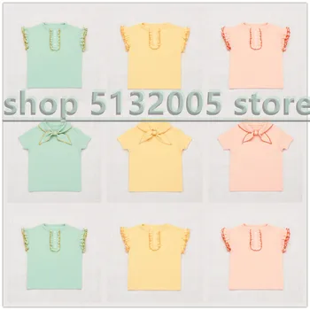 

IN STOCK 2020 Spring and Summer Cotton Mp Series Women's Treasure Super Soft Lace T-shirt Girls Shirt Girls Top