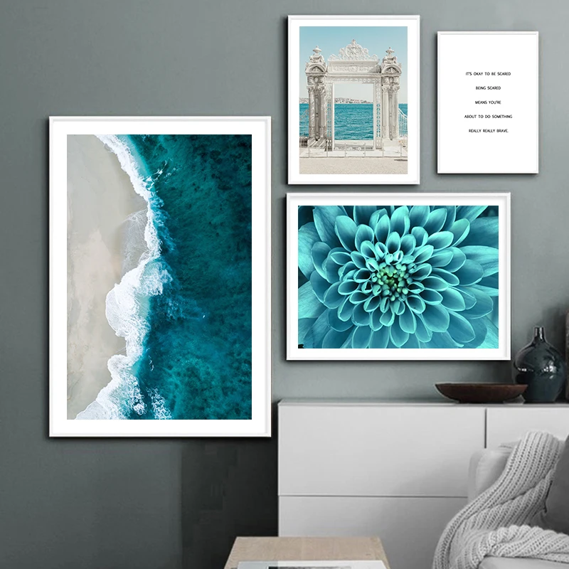 Ocean-Waves-Blue-Flower-Wall-Poster-Sea-Beach-Landscape-Canvas-Print-Nordic-Painting-Scandinavian-Art-Room (1)