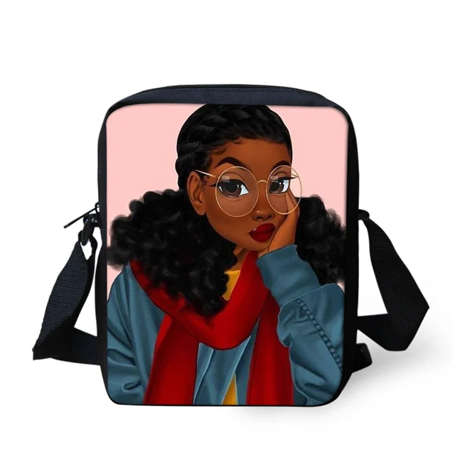 Бесшумные детские школьные сумки черная девочка волшебный афро женский с принтом Детский рюкзак подростковый школьный рюкзак Mochila Escolar - Цвет: LMZY1237E