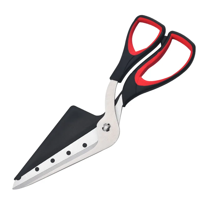 handheld electric planer Multifunctional Pizza Scissors Stainless Steel Scissor Cut Pizza Slicer Detachable Cutting Tools For Restaurant Kitchen trimming plane Hand Tools