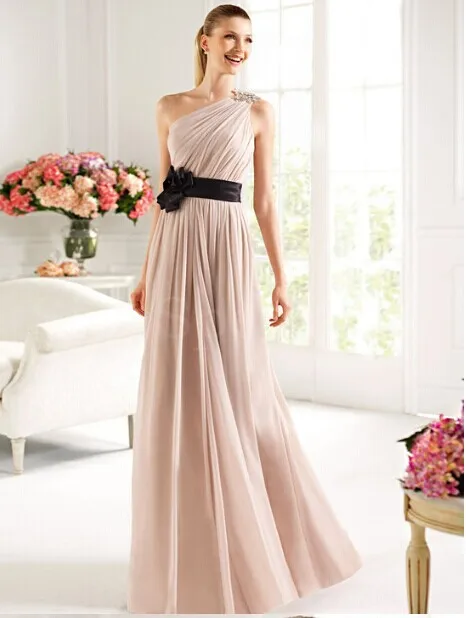 Женское Цветочное платье на одно плечо с бисером vestido de festa casamento новые модные сексуальные вечерние платья для подружек невесты
